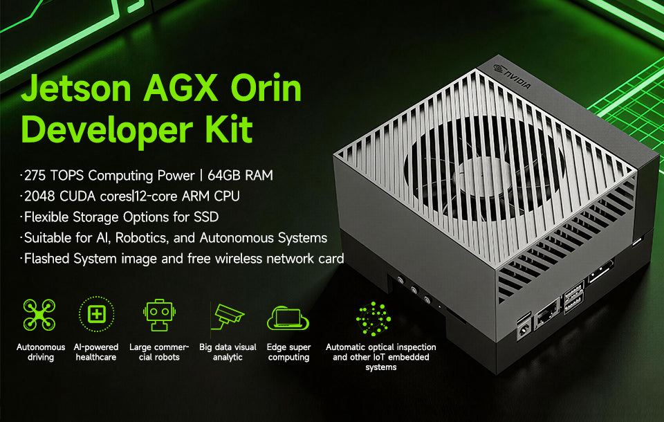 サーバー NVIDIA Jetson AGX Orin Developer Kit NVIDIA Jetson AGX Orin Developer Kit, Server-class AI performance