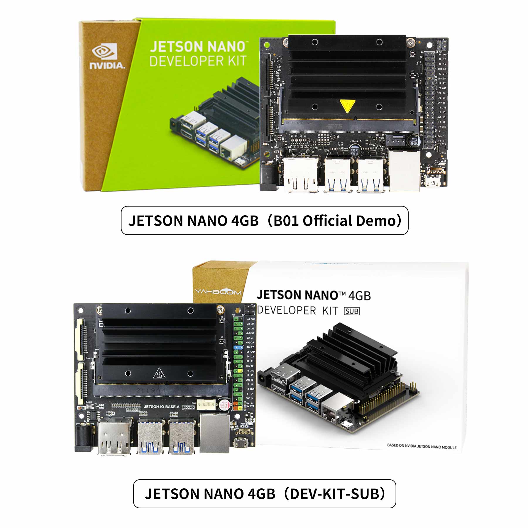 Jetson NANO 4GB B01(Official/SUB) Developer Kit