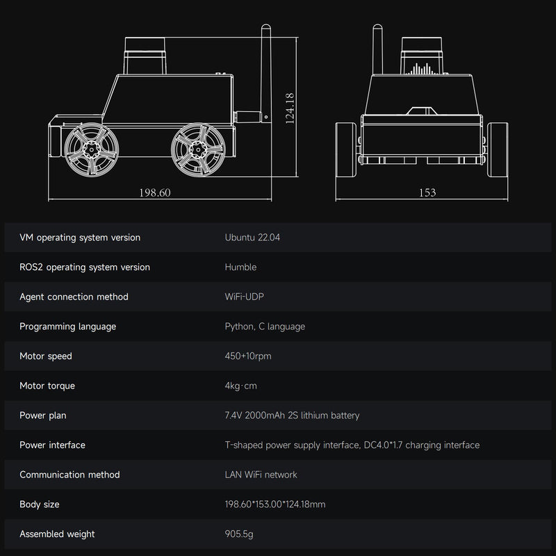 ESP32 MicroROS Robot Car Virtual Machine as controller(MAC Not Support)