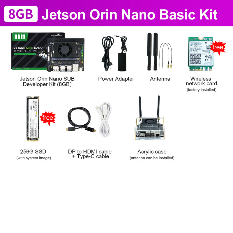 Jetson Orin NANO Developer Kit(Official/SUB) with 4GM/8GB RAM