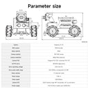 Raspbot V2 AI Large Model Robot Car for Raspberry Pi 5