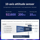 Yahboom IMU 10-Axis Inertial Navigation ARHS Sensor Module with Accelerometer Gyroscope Magnetometer Barometer Air pressure gauge