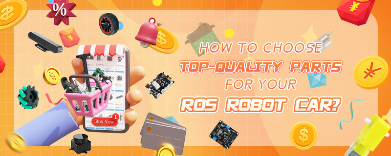 Building you own ROS robot car with Yahboom top-quality parts.