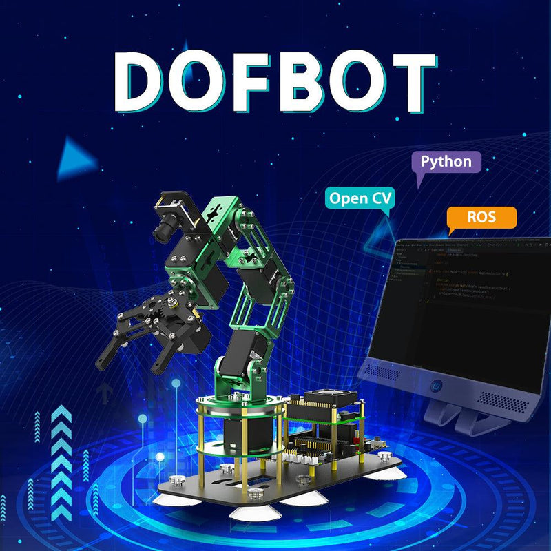 【Customer sharing】-- Serial port control Raspberry Pi DOFBOT Robotic arm from Mr.Wu - Yahboom