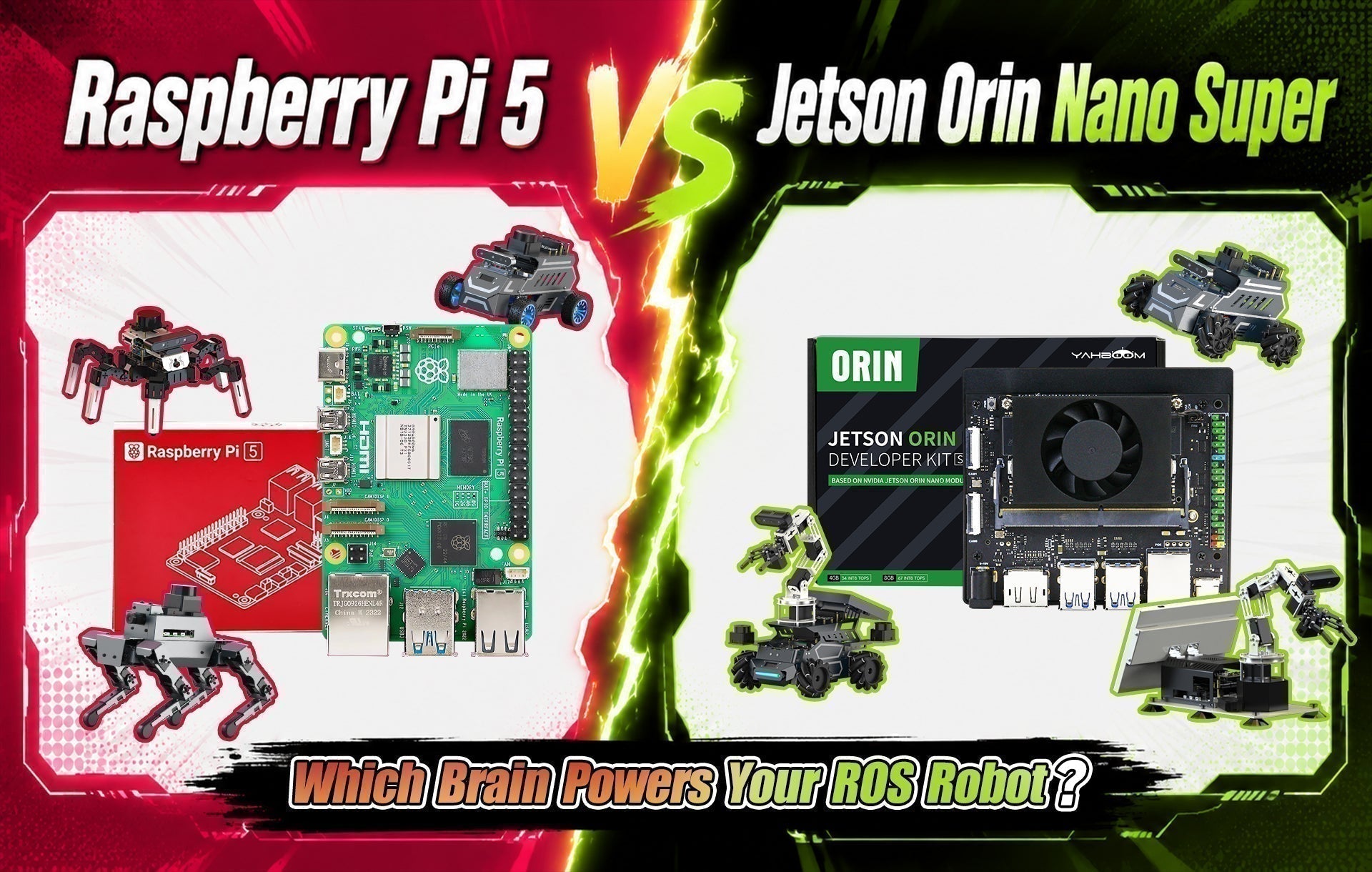 Raspberry Pi 5 vs Jetson Orin Nano Super: Which One Should Makers Choose for ROS Robots?