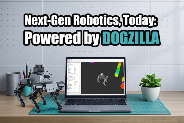 Build Your Next-Gen Robotics Project with DOGZILLA S1/S2: A Raspberry Pi 5-Powered 12DOF AI Robot Dog