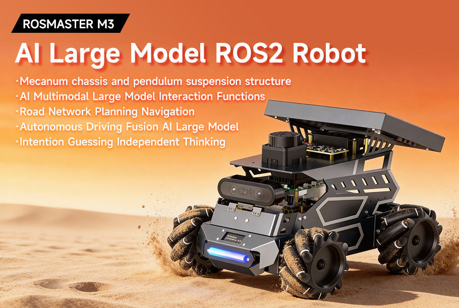 ROSMASTER M3: A ROS2 Robot Car Powered by AI Large Model Voice Interaction