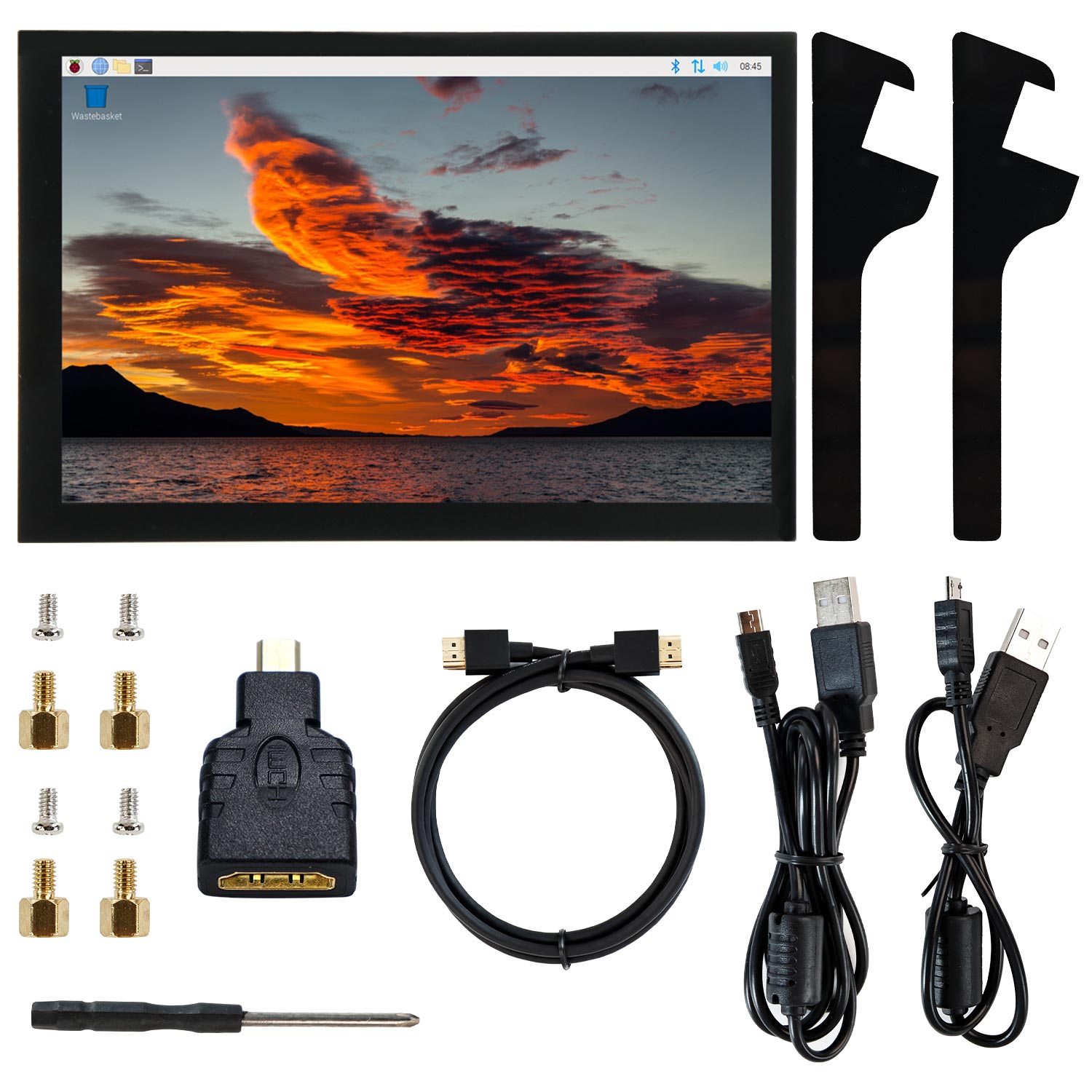 10.1-inch capacitive touch screen for Raspberry Pi/Jetson/RDK X3