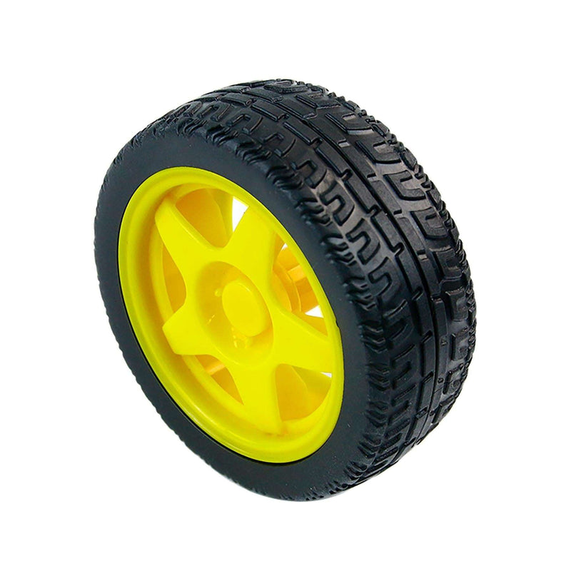 Yahboom 65mm Rubber Wheel Tire Compatible with TT Motor for Smart Car - Yahboom