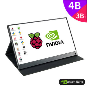 Pantalla táctil HD de 15,6 pulgadas Yahboom compatible con Raspberry Pi y Jetson NANO