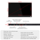 Yahboom 15.6-inch HD touch screen compatible with Raspberry Pi/Jetson NANO/RDK