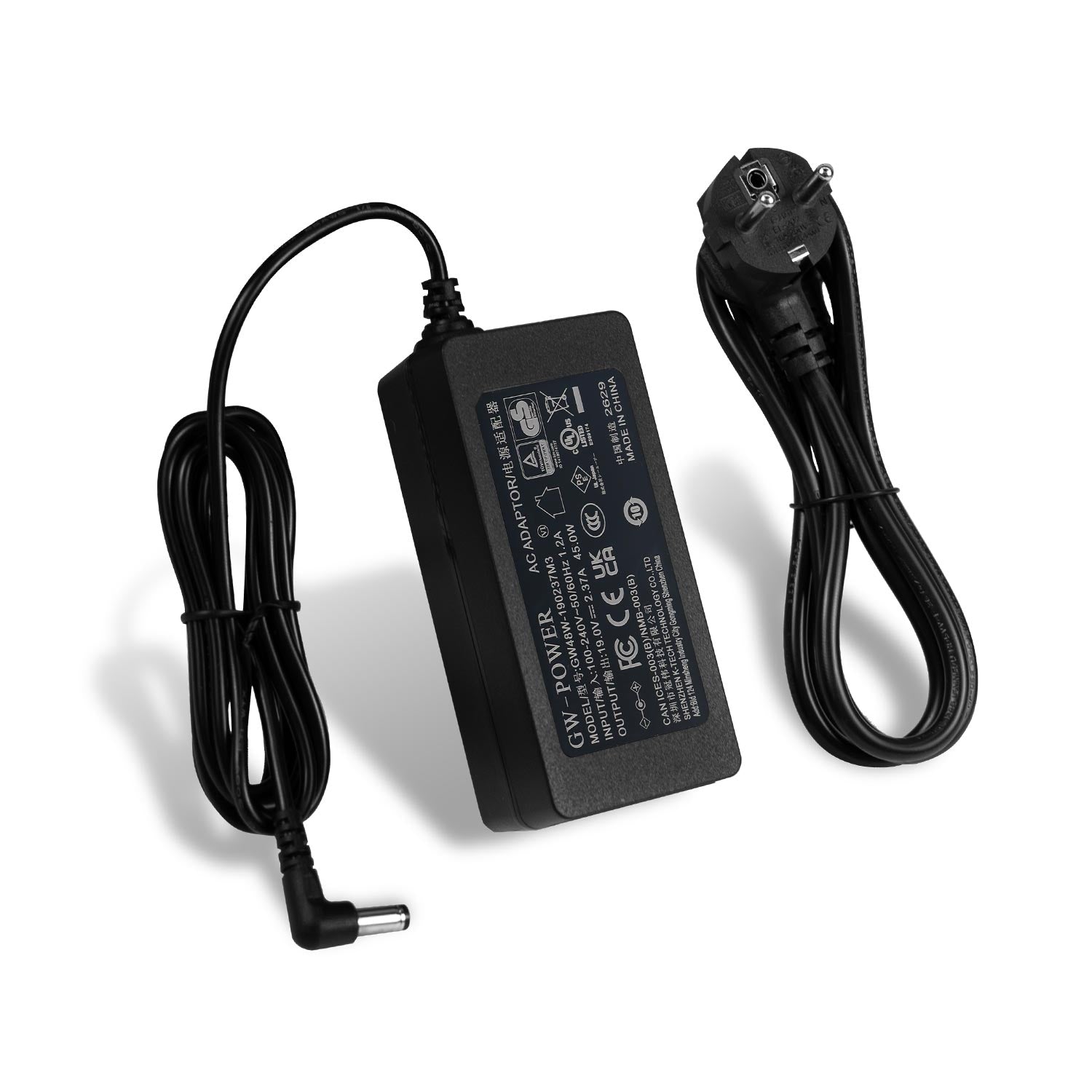 Fuente de alimentación CC de 19 V/2,37 A para Jetson Orin NX/Orin NANO/Xavier NX/TX2-NX
