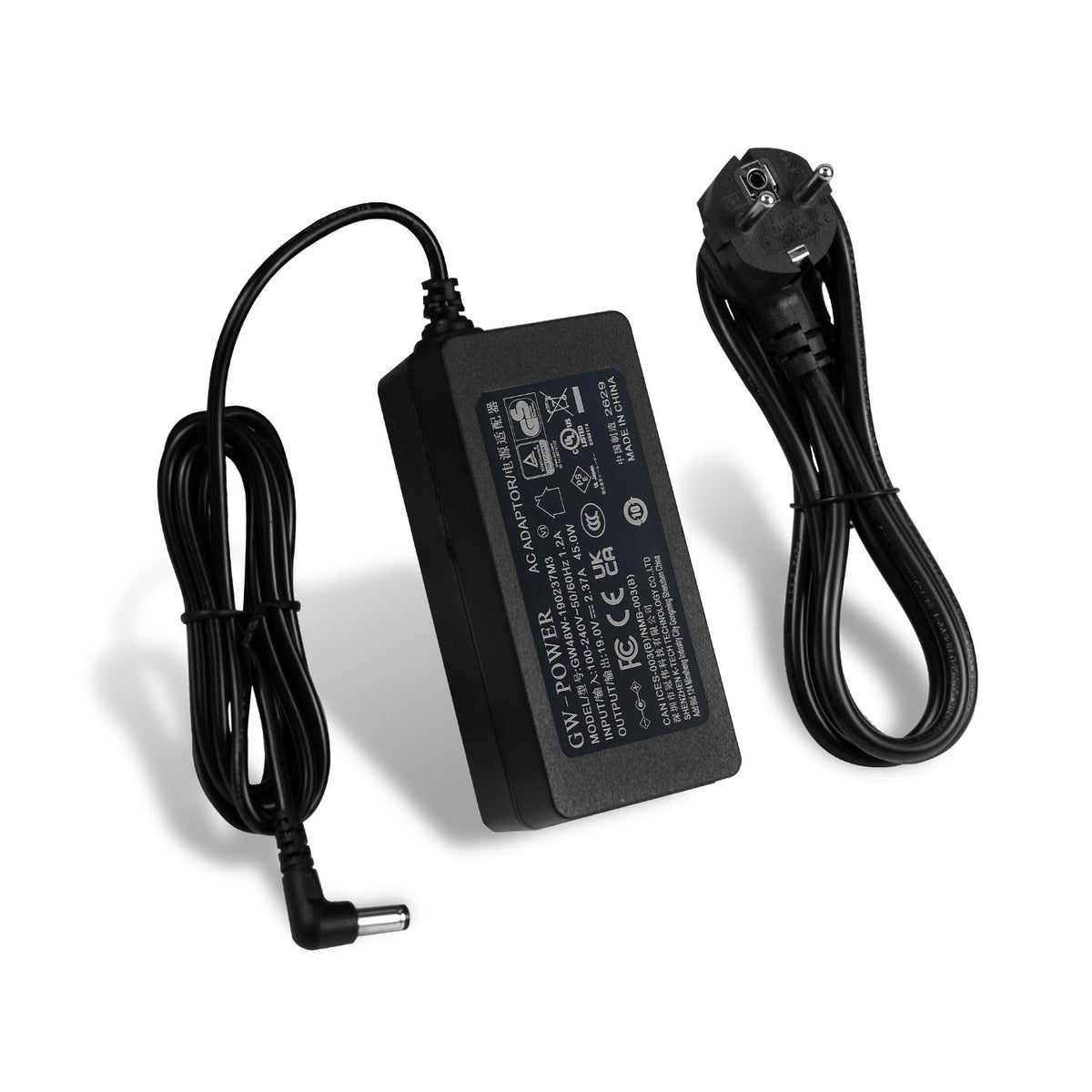 Fuente de alimentación CC de 19 V/2,37 A para Jetson Orin NX/Orin NANO/Xavier NX/TX2-NX
