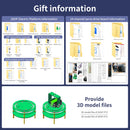 Plataforma eléctrica Yahboom 2DOF con servomotor de metal de 20 kg/25 kg para coche robot