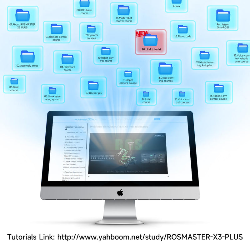 ROSMASTER X3 PLUS ROS Robot for Jetson NANO 4GB/Orin NX/Orin NANO/RPi 5