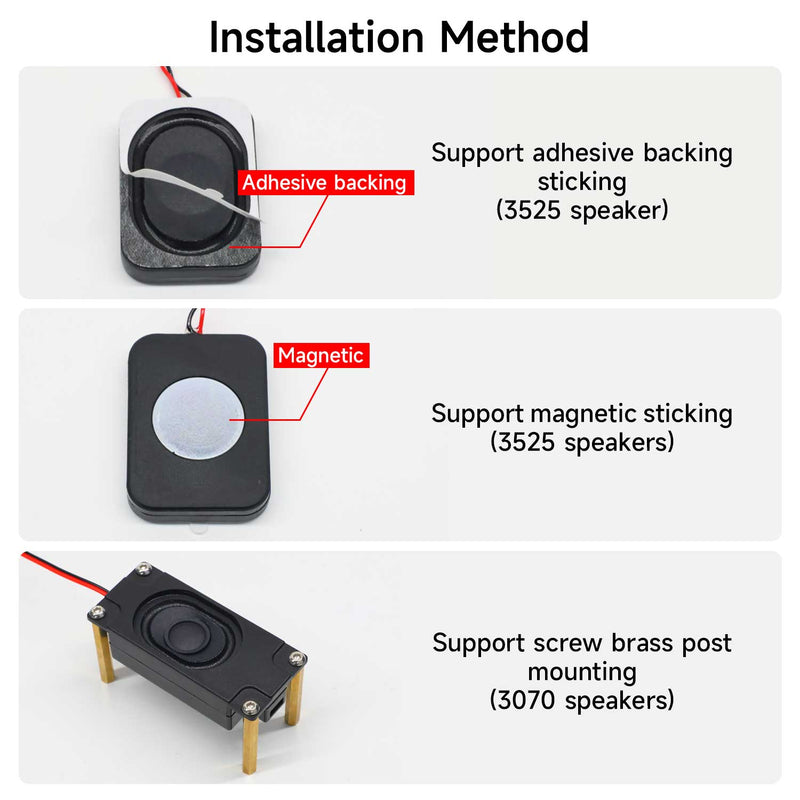 Yahboom 3070/3525 Speakers for K230 Vision Module/Smart Cars