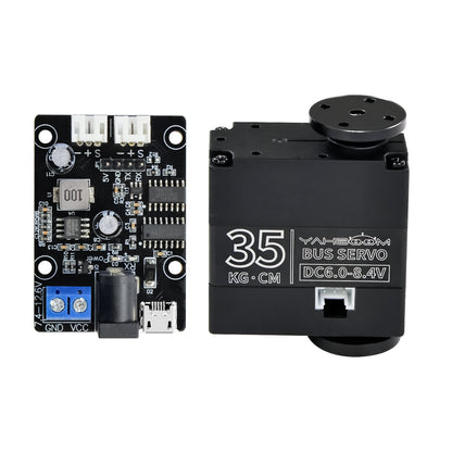 Yahboom 35KG serial bus smart servo and driver debugging board for Robotic Arm