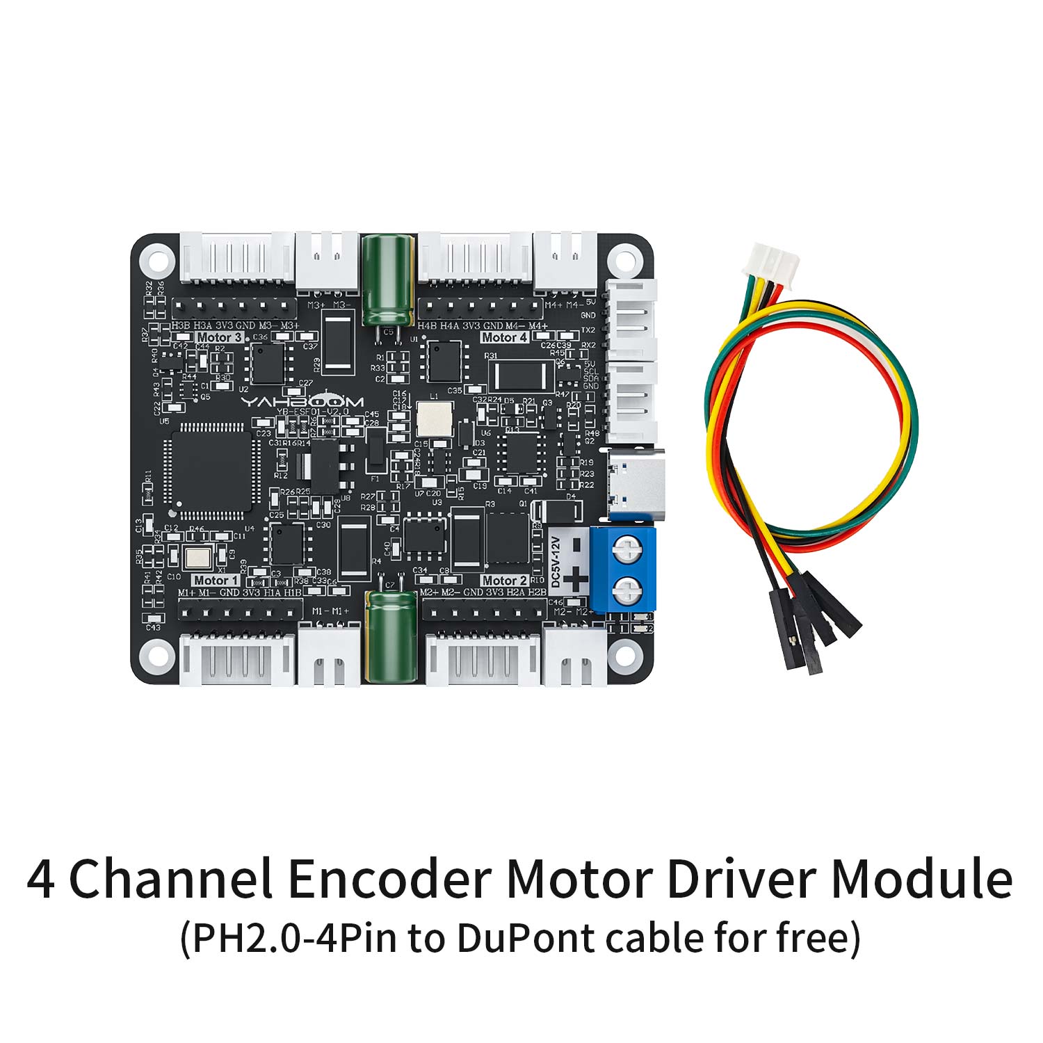 4-Channel Encoder Motor Drive Module