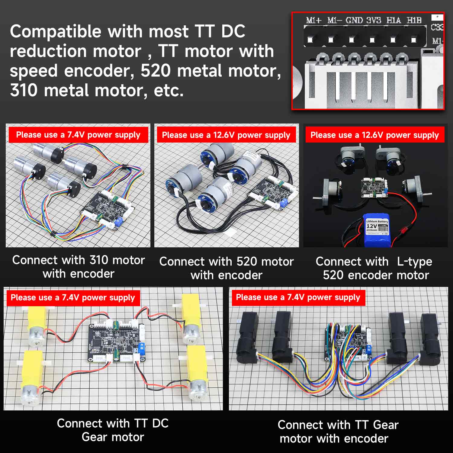 4 Pin Encoder Module 4-Channel Encoder Motor Drive Module – Yahboom