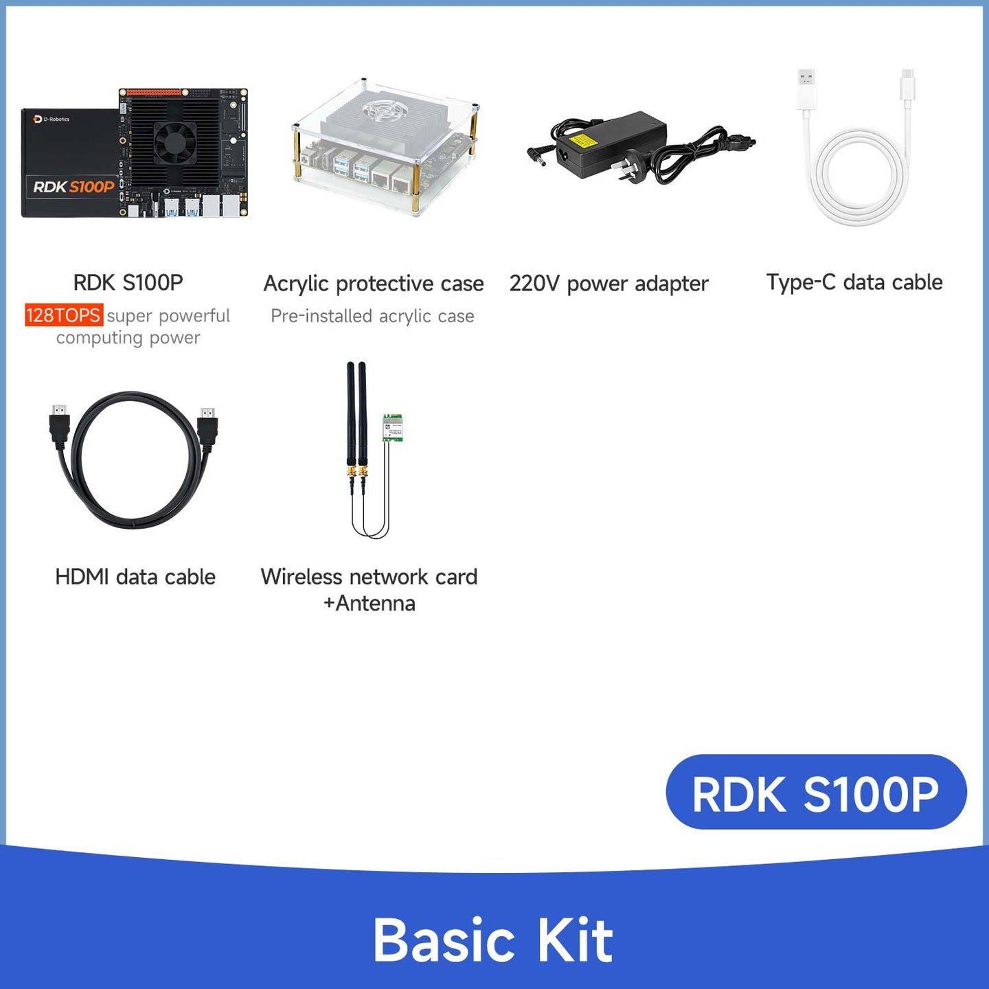 D-Robotics RDK S100 S100P Developer Kit (80TOPS/128TOPS)