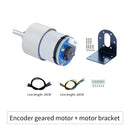 Motorreductor de CC 520 con codificador, 205 RPM, 333 RPM y 550 RPM