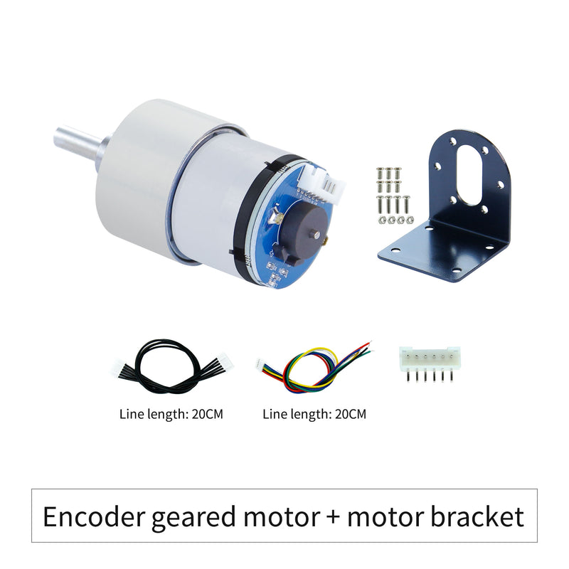 520 DC Gear Motor with Encoder 205RPM 333RPM 550RPM
