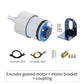 520 DC Gear Motor with Encoder 205RPM 333RPM 550RPM