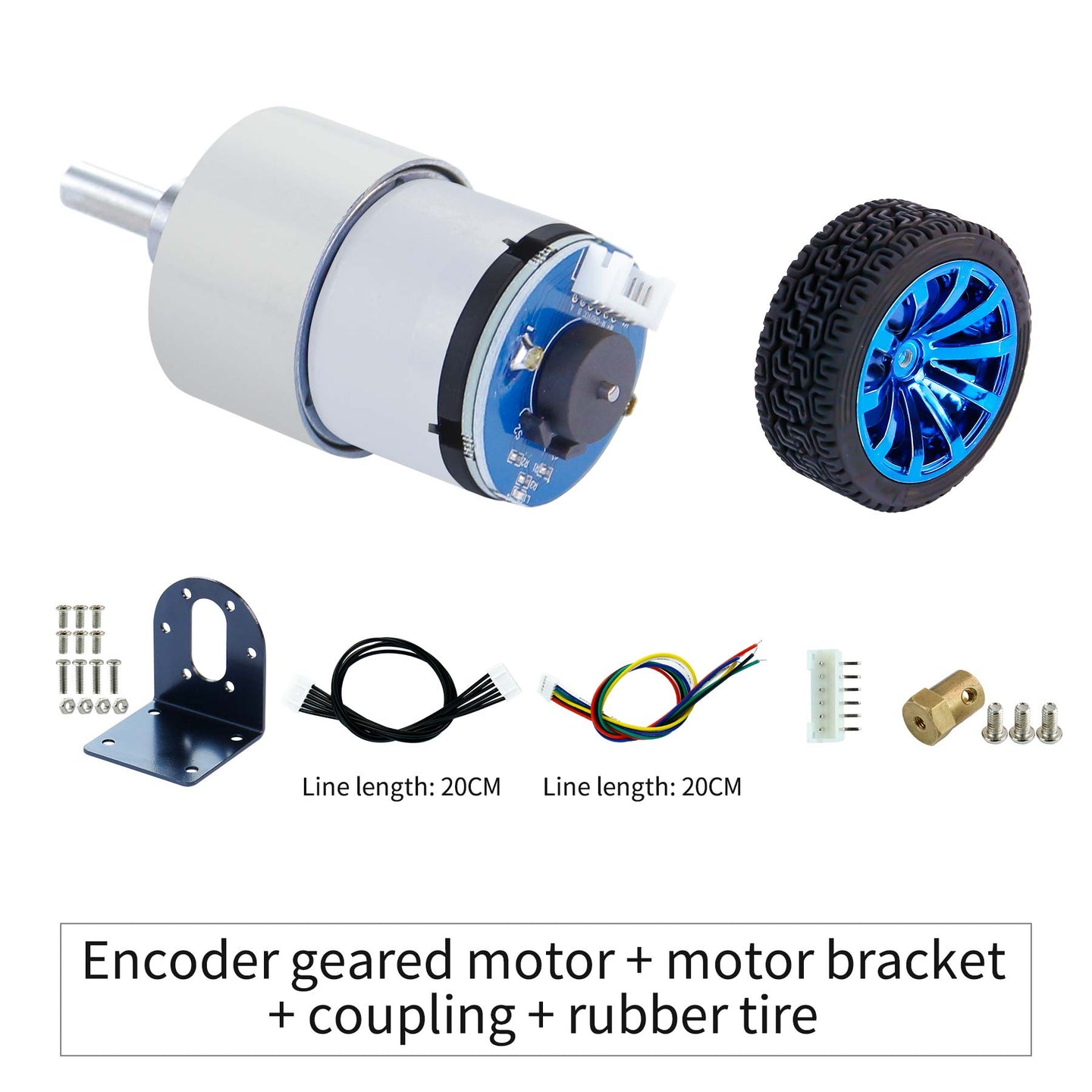 Moteur à engrenages CC 520 avec encodeur 205 tr/min 333 tr/min 550 tr/min