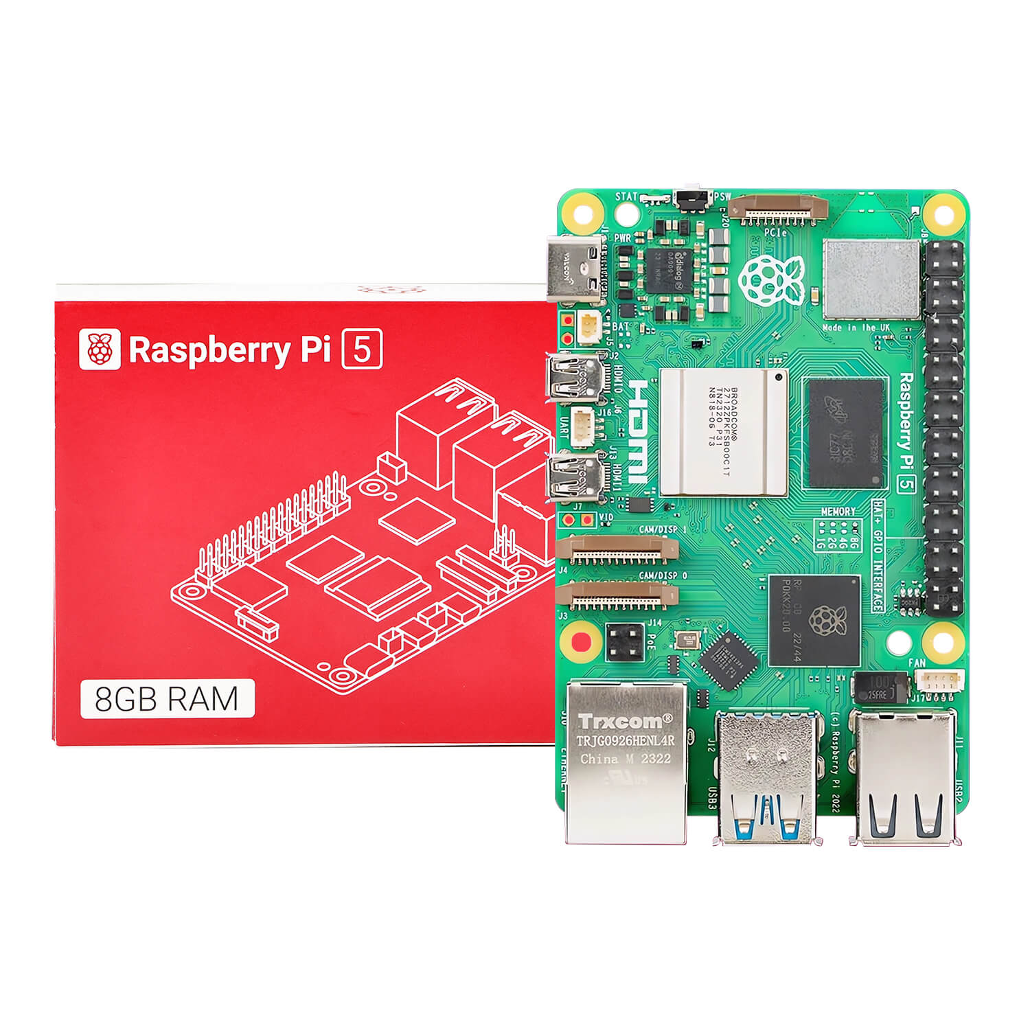 Raspberry Pi 5 Board 4GB 8GB RAM And Raspberry Pi 5 Starter Kit