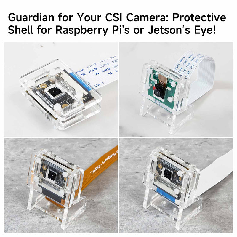Acrylic protective case for CSI camera