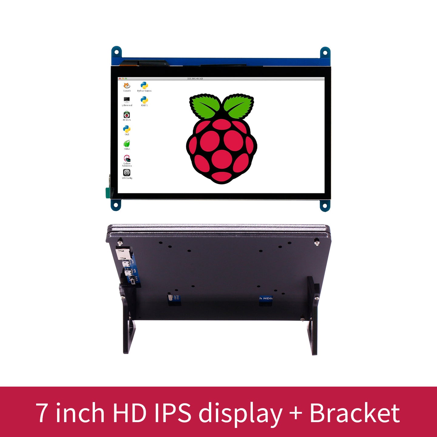7 inch capacitive touch screen for Raspberry Pi/Jetson NANO/RDK X3/RDK X5