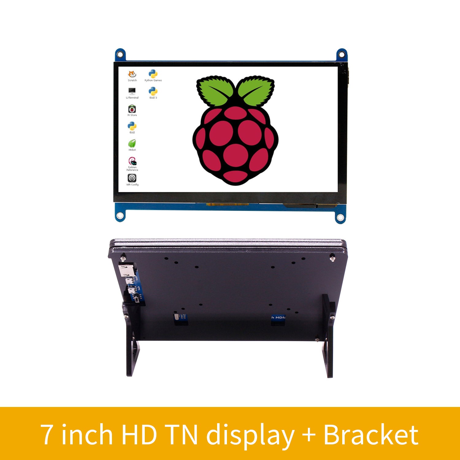 7 inch capacitive touch screen for Raspberry Pi/Jetson NANO/RDK X3/RDK X5