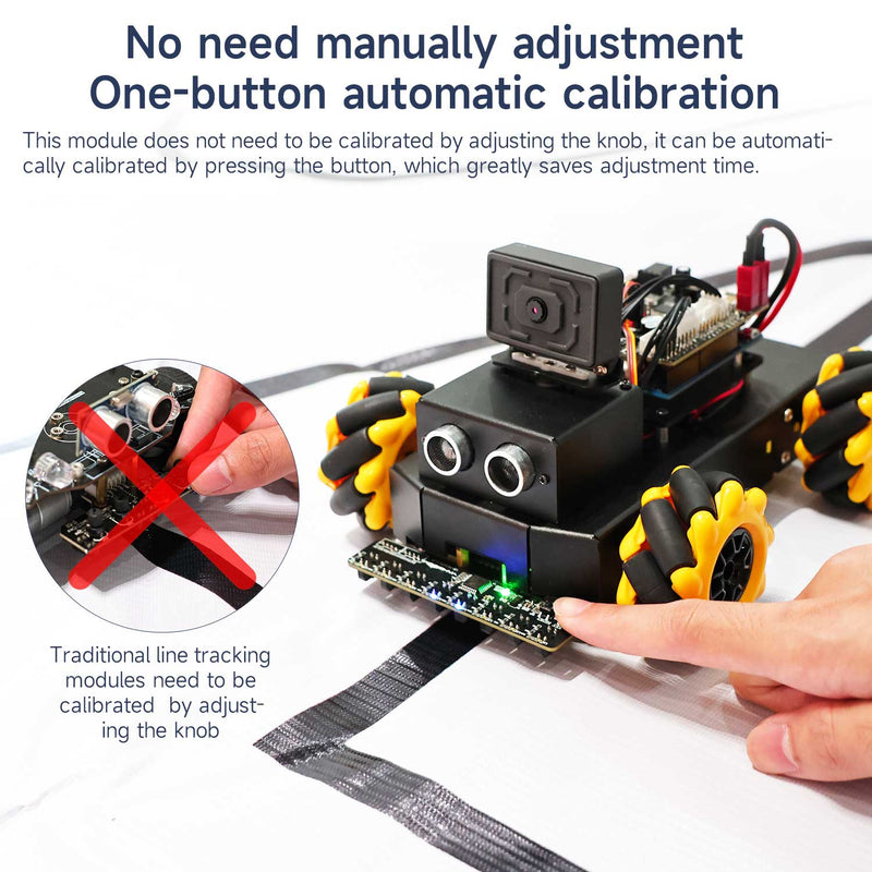 Yahboom 8 channel infrared tracking sensor module