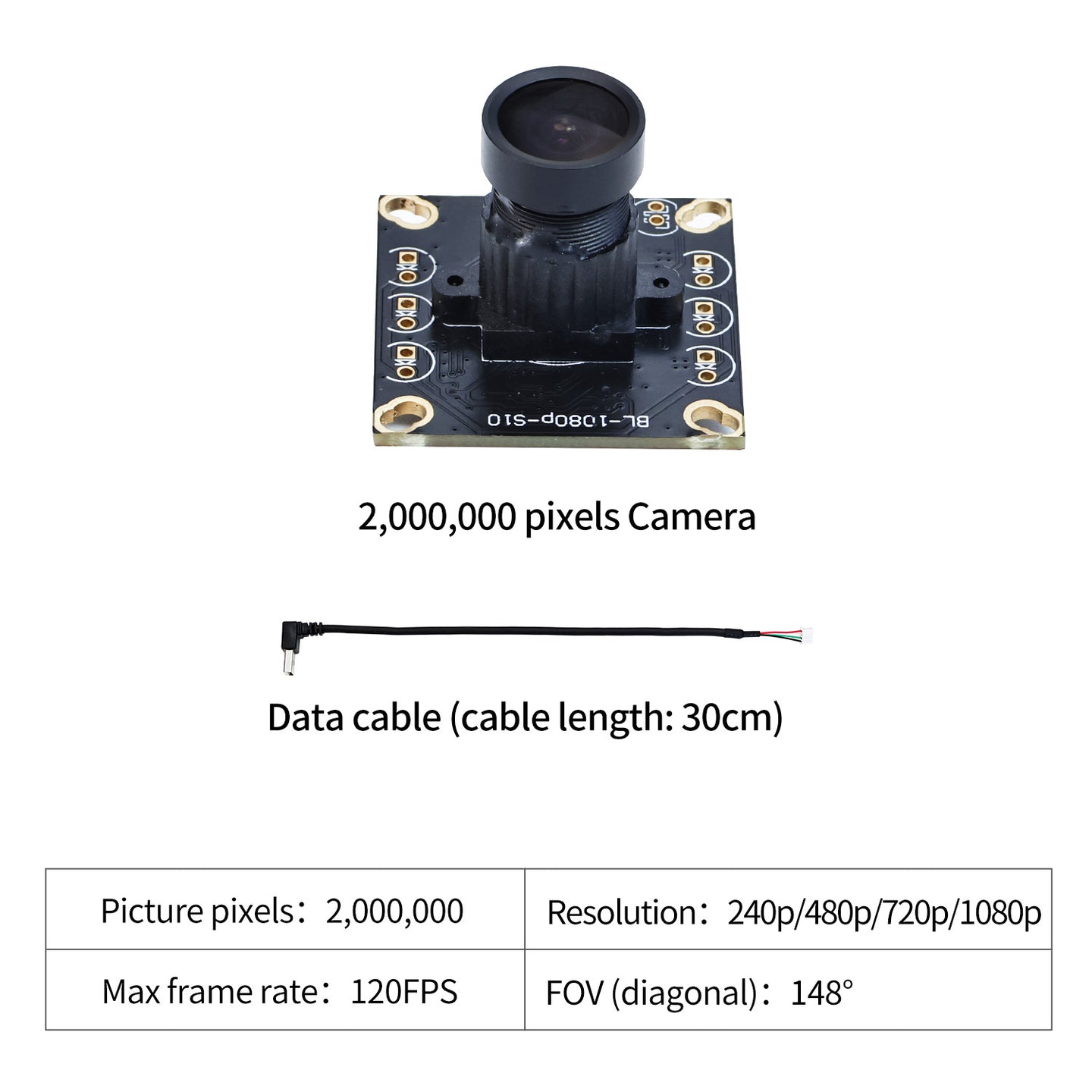 Module de caméra USB pour la série Raspberry Pi/Jetson/RDK