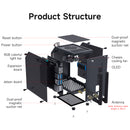 Jetson MINI CUBE NANO Case support Jetson NANO/Orin NANO SUPER/Orin NX SUPER/Xavier NX/TX2 NX