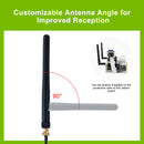 Carte réseau double bande 8822CE NGW M.2 pour Jetson NANO/Xavier NX/TX2 NX/Orin NANO/Orin NX