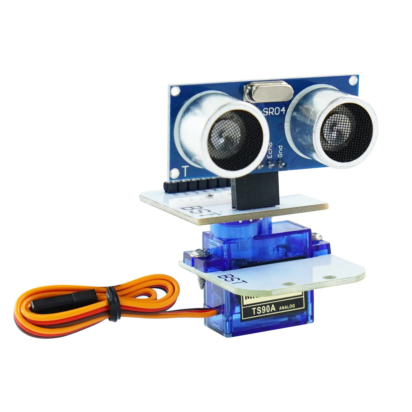 Servo Yahboom SG90 avec plateforme pour voiture intelligente