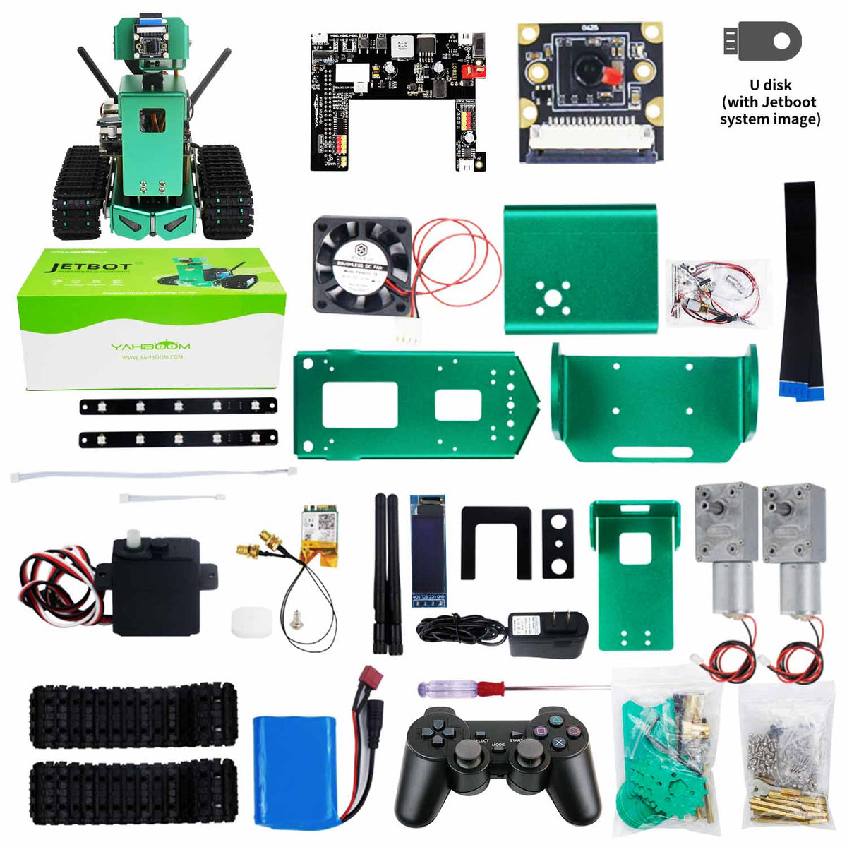 Jetbot AI Robot Car for JETSON NANO 4GB B01 OpenCV Image Processing