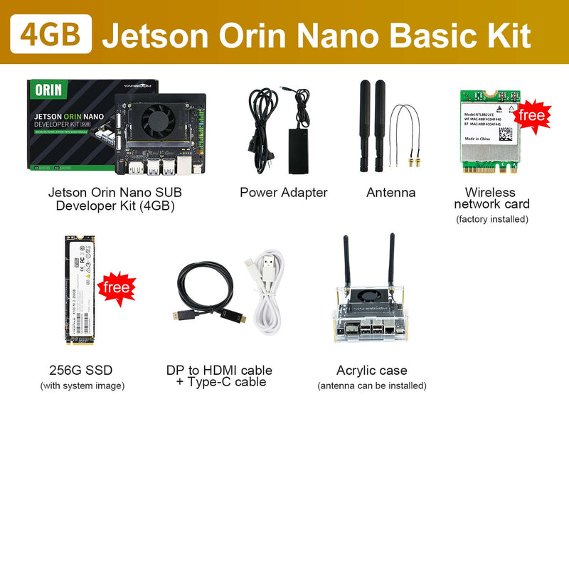 Jetson Orin NANO Board(Official/SUB) with 4GM/8GB RAM