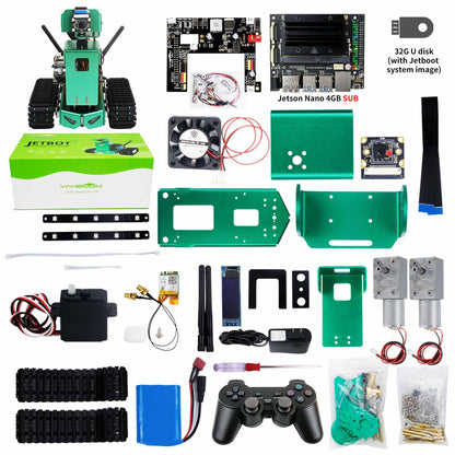 Jetbot AI Robot Car Python programming for JETSON NANO 4GB(A02/B01/SUB)