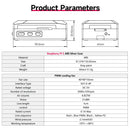 Boîtier ABS argenté pour Raspberry Pi 5 avec ventilateur de refroidissement PWM