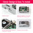 Carcasa ABS plateada para Raspberry Pi 5 con ventilador de refrigeración PWM