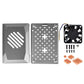 Carcasa ABS plateada para Raspberry Pi 5 con ventilador de refrigeración PWM