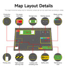 Yahboom sandbox map for robotics AI large model scenario  (4.1m × 3m)