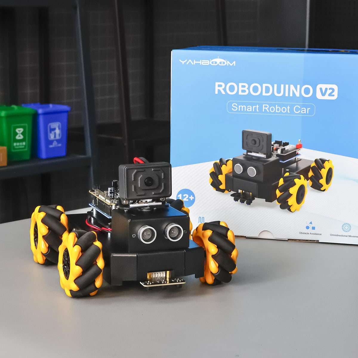 Arduino用 アルドゥイーノ UNO 多機能 教育 ロボット カー V2.1 日本発送】OSOYOO Arduino用 UNO 多機能 教育 ロボット カー | STEM