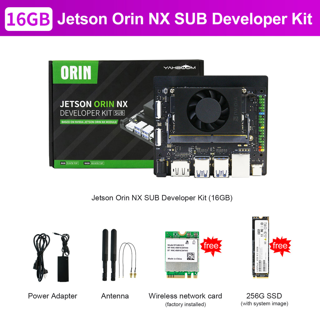 Jetson Orin NX SUB Board with 8G/16GB RAM 16GB / Developer Kit