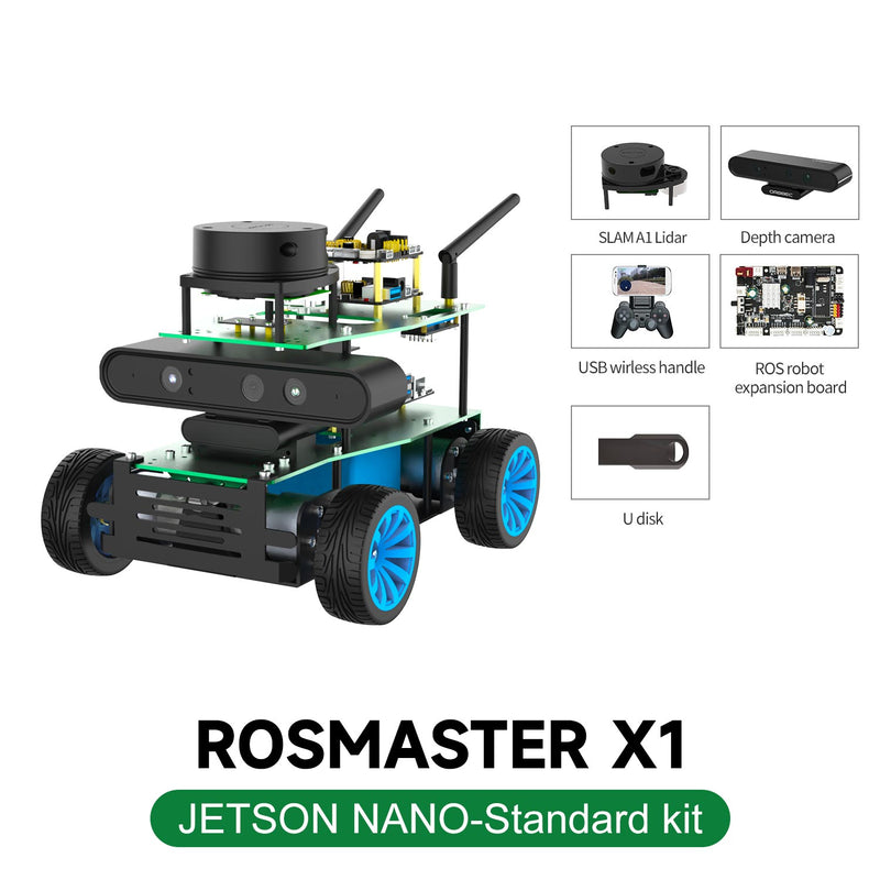 ROSMASTER X1 ROS Robot for Jetson NANO 4GB/RaspberryPi 5