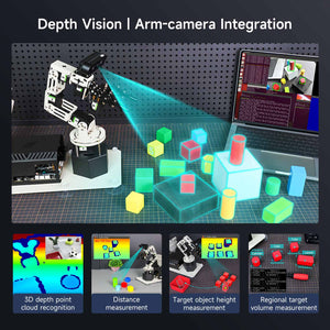 DOFBOT Pro 3D Depth Vision Robotic Arm for Jetson NANO 4GB/Orin NANO/Orin NX