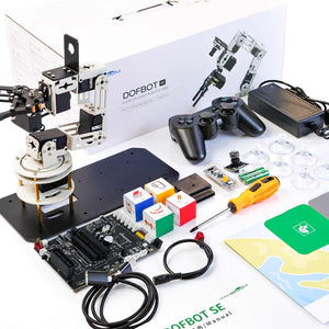 Brazo robótico con visión artificial DOFBOT SE y programación en Python ROS (versión de máquina virtual)