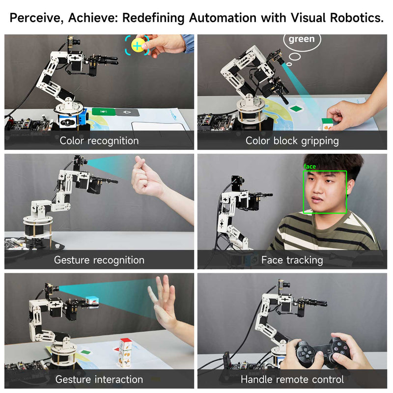 DOFBOT SE AI Vision Robotic Arm with ROS Python Programming (Virtual Machine Version)